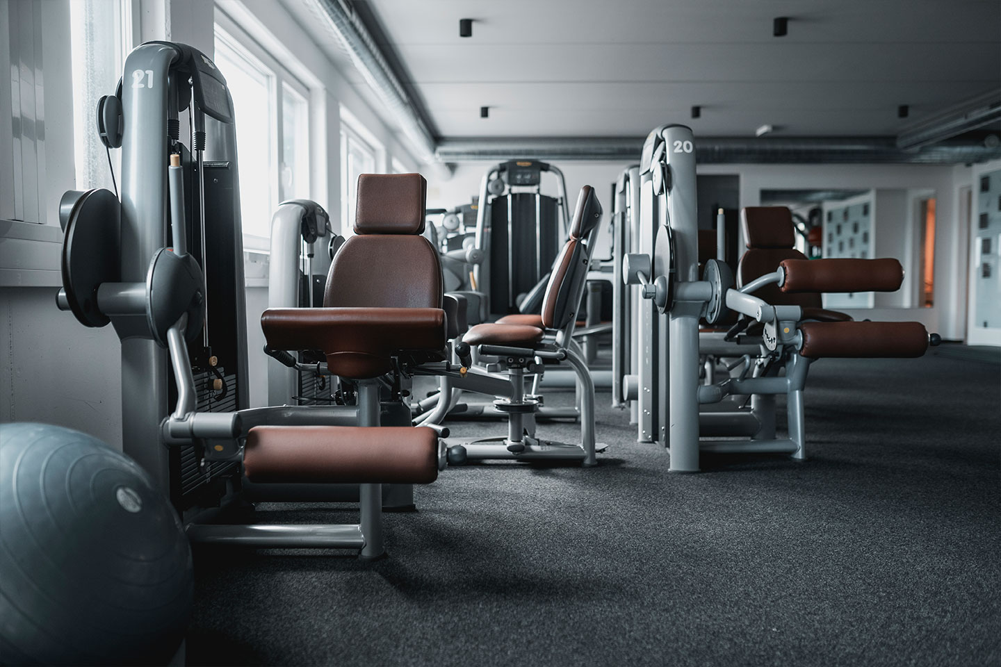 hochwertiges Trainingsgerät im Fitnessstudio in Sennwald